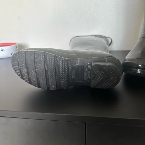 Hunter Glossy Black Tall Boots - Picture 3 of 3